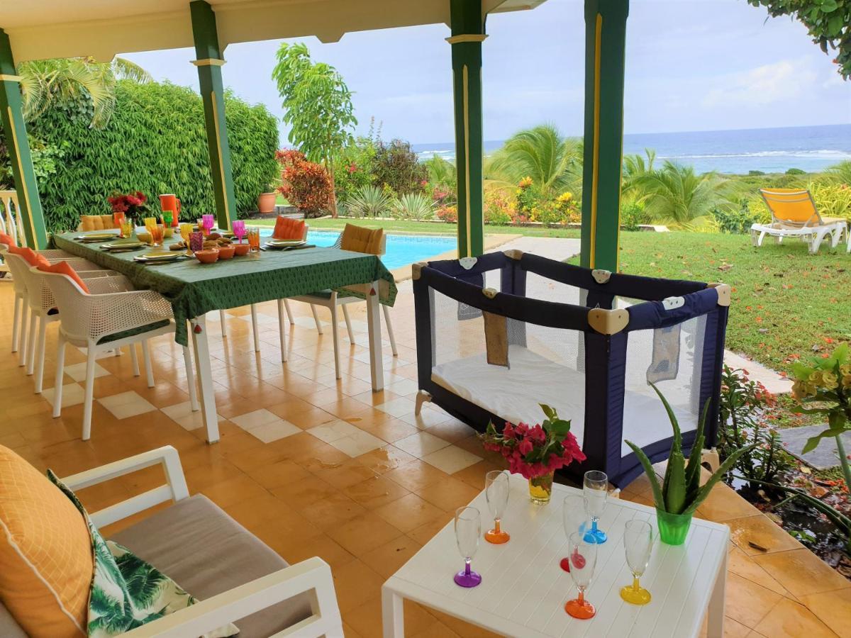Villa Guadeloupe Saint Francois Acces Mer Piscine Iguana Bay - Villa Zagadi Bagian luar foto