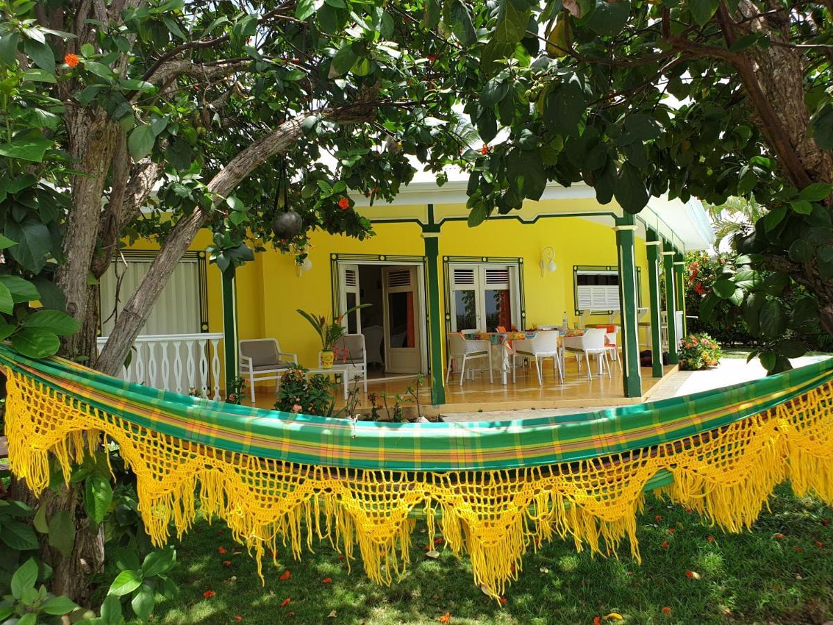 Villa Guadeloupe Saint Francois Acces Mer Piscine Iguana Bay - Villa Zagadi Bagian luar foto